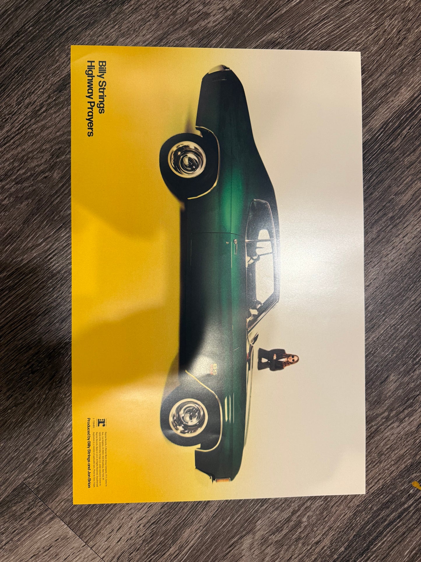 Billy Strings HIGHWAY PRAYERS PROMO POSTER