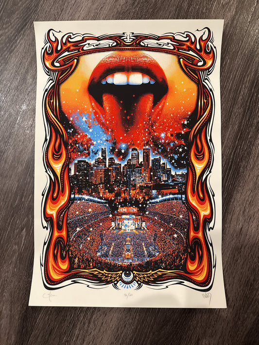 Widespread Panic Denver Rolling Stones Poster (signed)