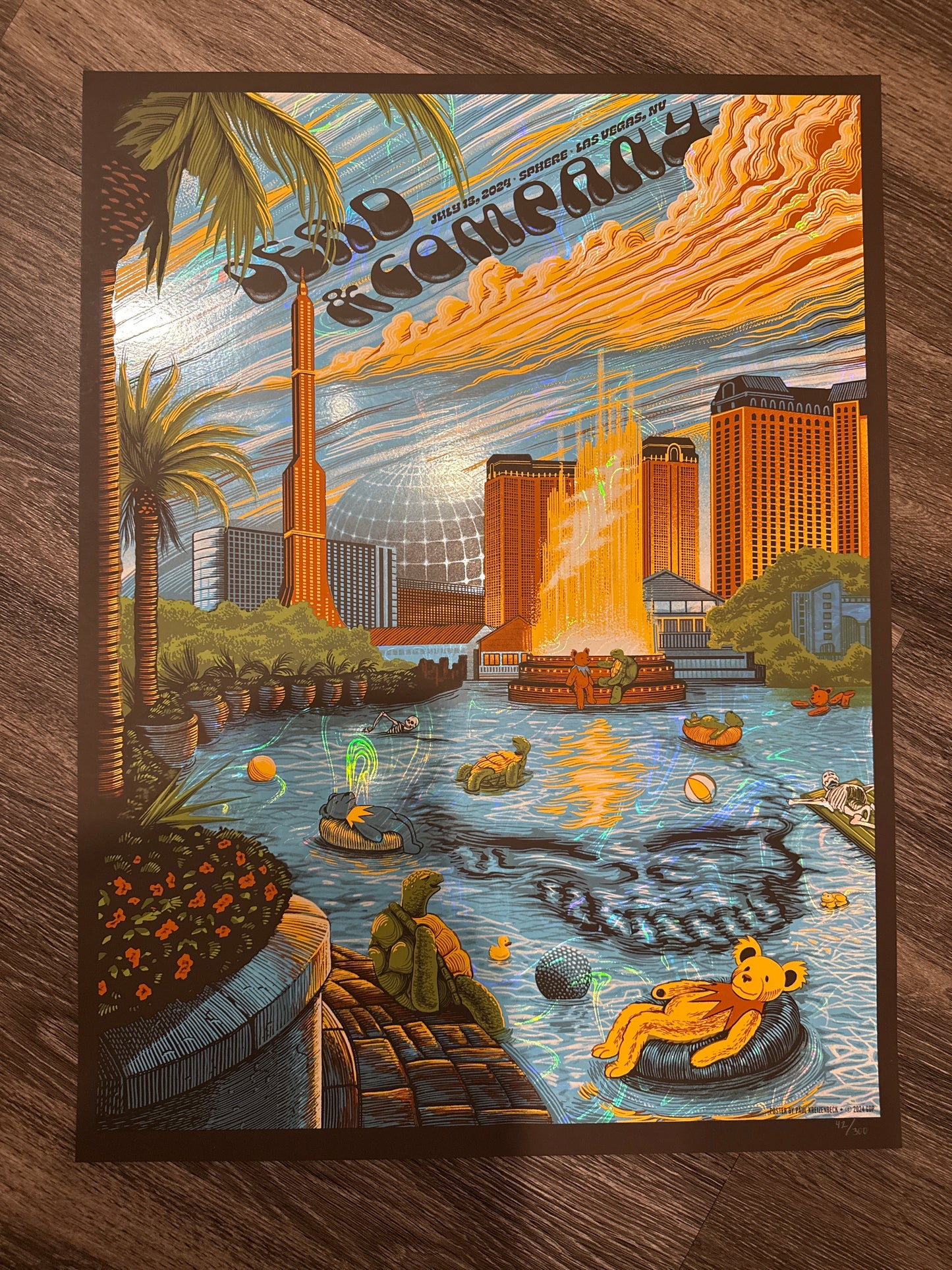 DEAD AND COMPANY SPHERE FOIL POSTER