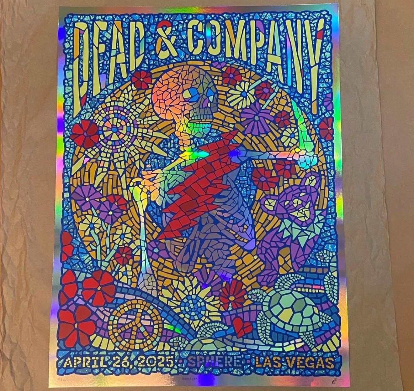 Dead and Company 4/26/25 FOIL SPHERE