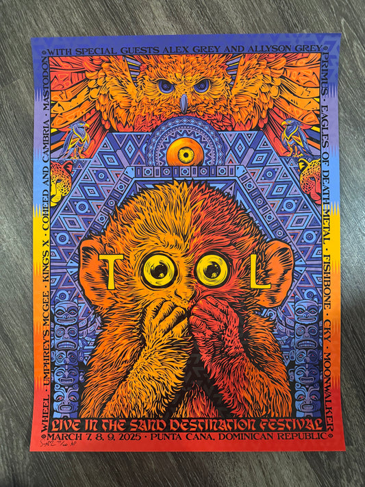 TOOL POSTER MEXICO TODD SLATER